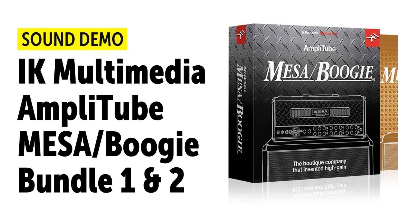 IK Multimedia  AmpliTube MESA/Boogie 1 and 2 Bundle - Sound Demo (no talking)