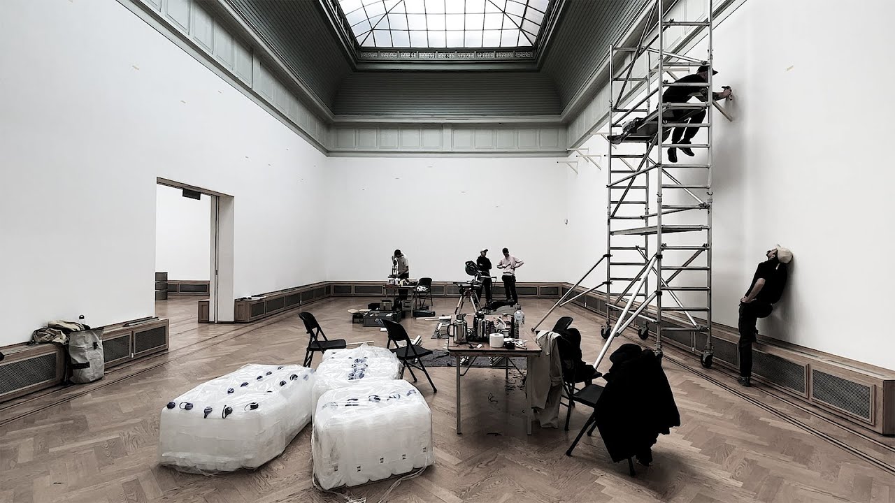 Zimoun : Installing at Rewire / Proximity Music, Den Haag, NL, 2025