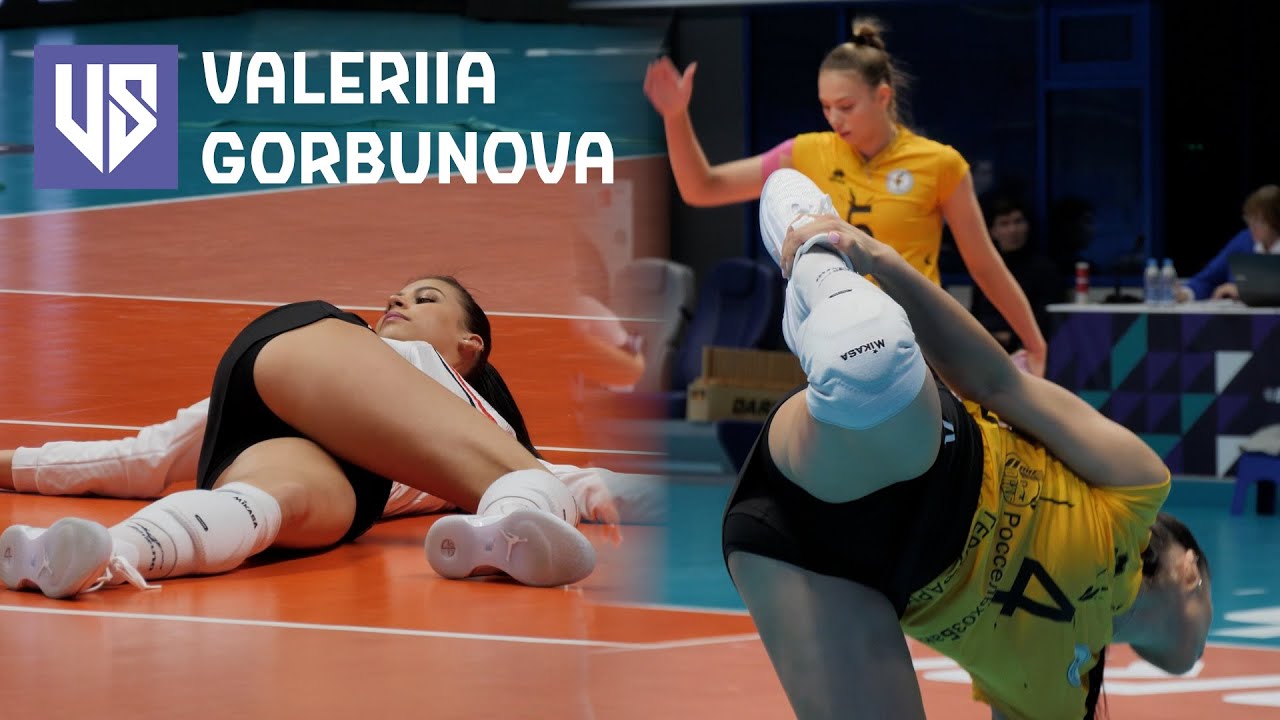Valeriia Gorbunova | Beautiful Volleyball Girl | Warming up