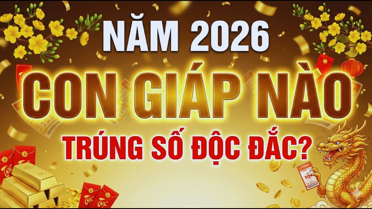 Năm 2026: Con Giáp Nào Dễ Trúng Số Độc Đắc, Đổi Đời Bất Ngờ?