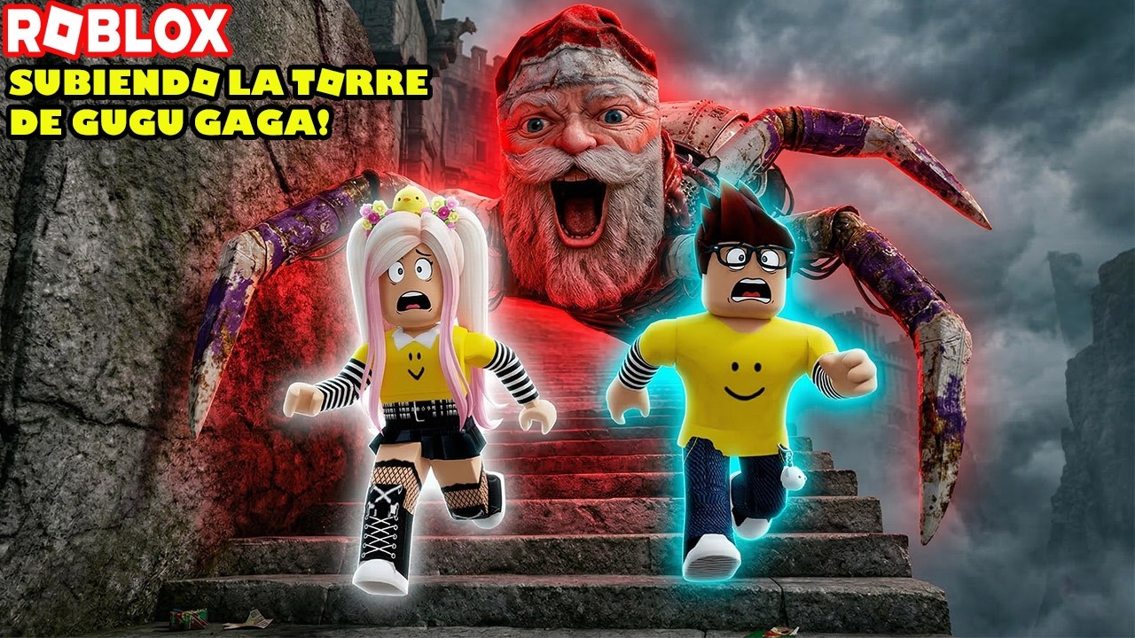 Subiendo LA TORRE DE GUGU GAGA ESPELUZNANTE! FINAL INESPERADO! 😮😵