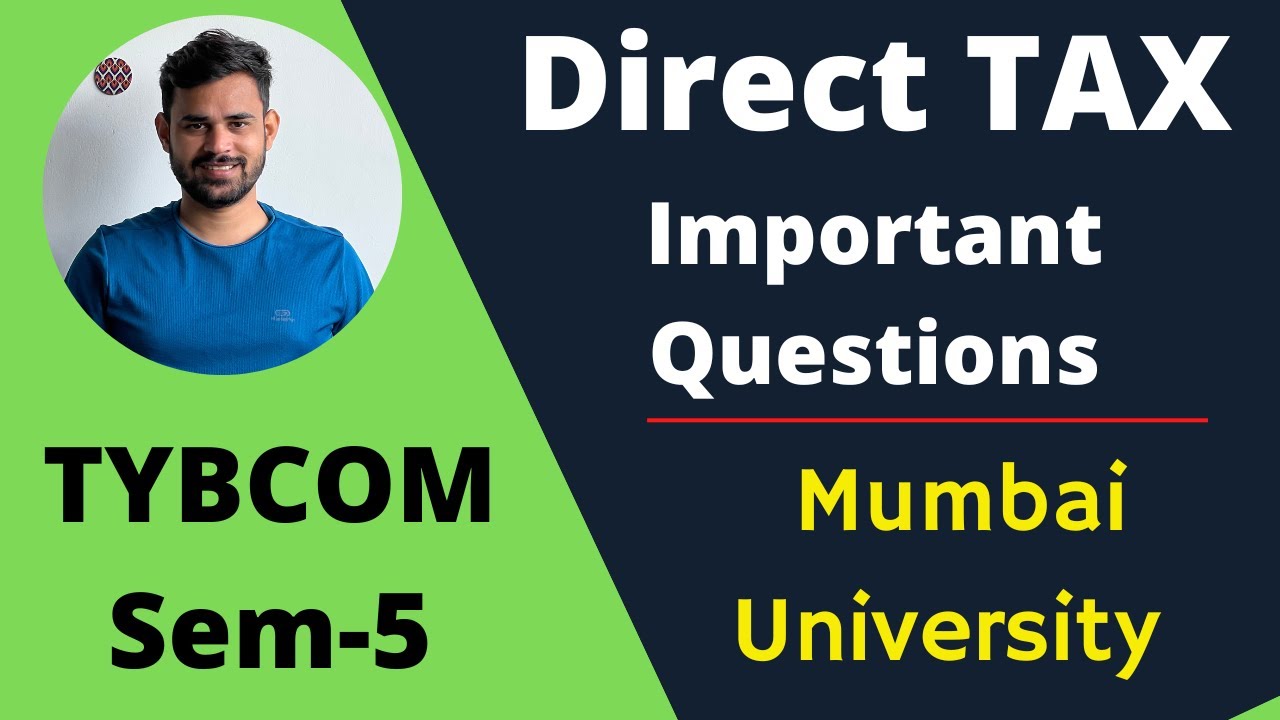 TYBCOM Direct Tax sem 5 important questions | HP