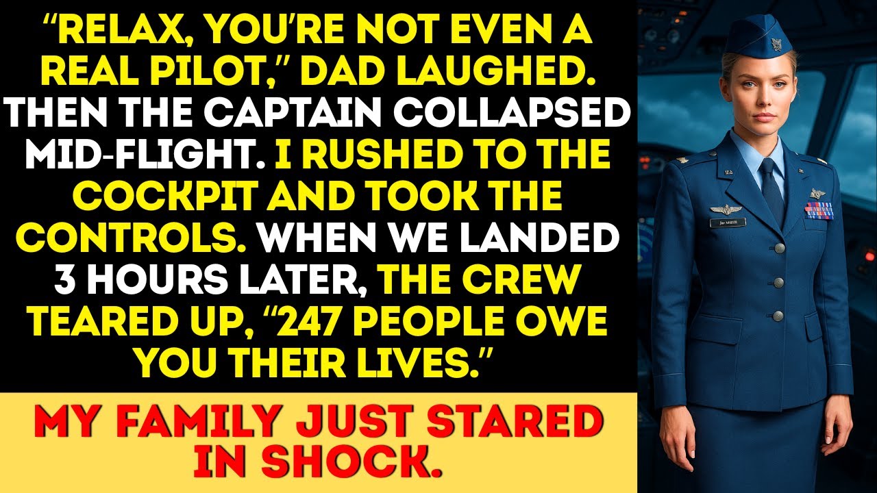 My Family Mocked My “Air Force Phase”. Until the Pilot Passed Out, and I Saved 247 Lives.