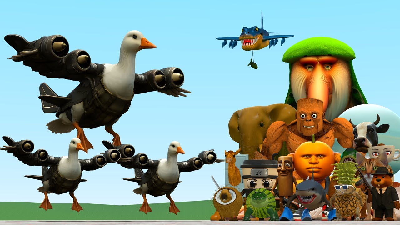 New Bombombini Gusini Vs All Italian Brainrot Memes In Garry's Mod