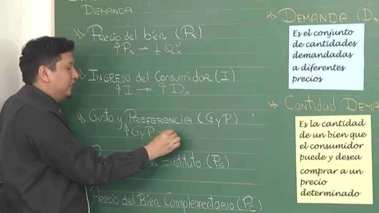 ECONOMÍA - Teoría de la demanda