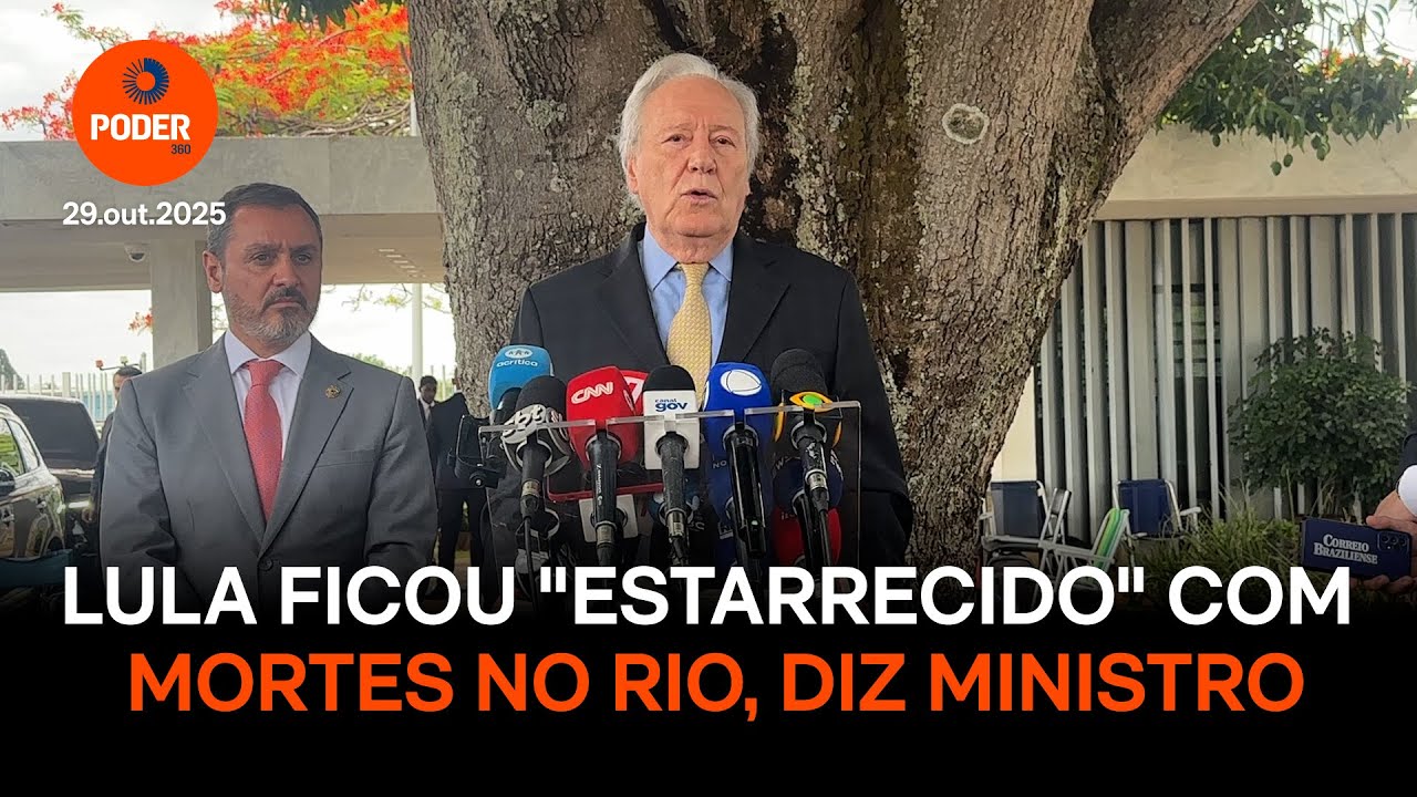 Ministro: Lula ficou estarrecido com mortes no Rio