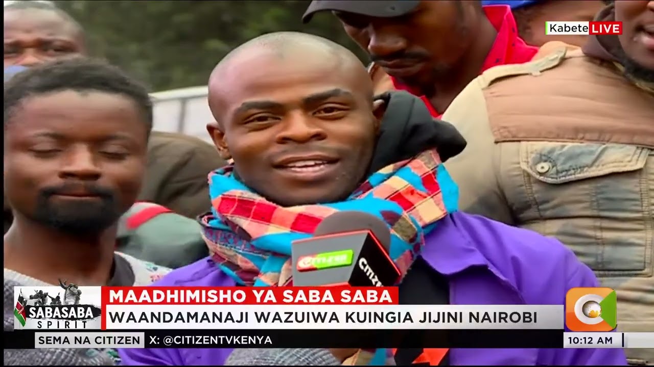 MAADHIMISHO YA SABASABA: Polisi Wafungwa Barabara Nyingi kuelekea jijini Nairobi