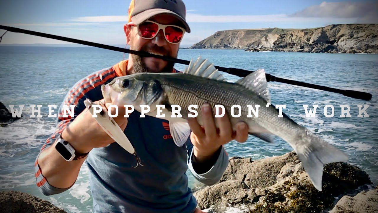 When Poppers Don’t Work | Sea Bass Fishing | Out For A Cast #seabassfishing