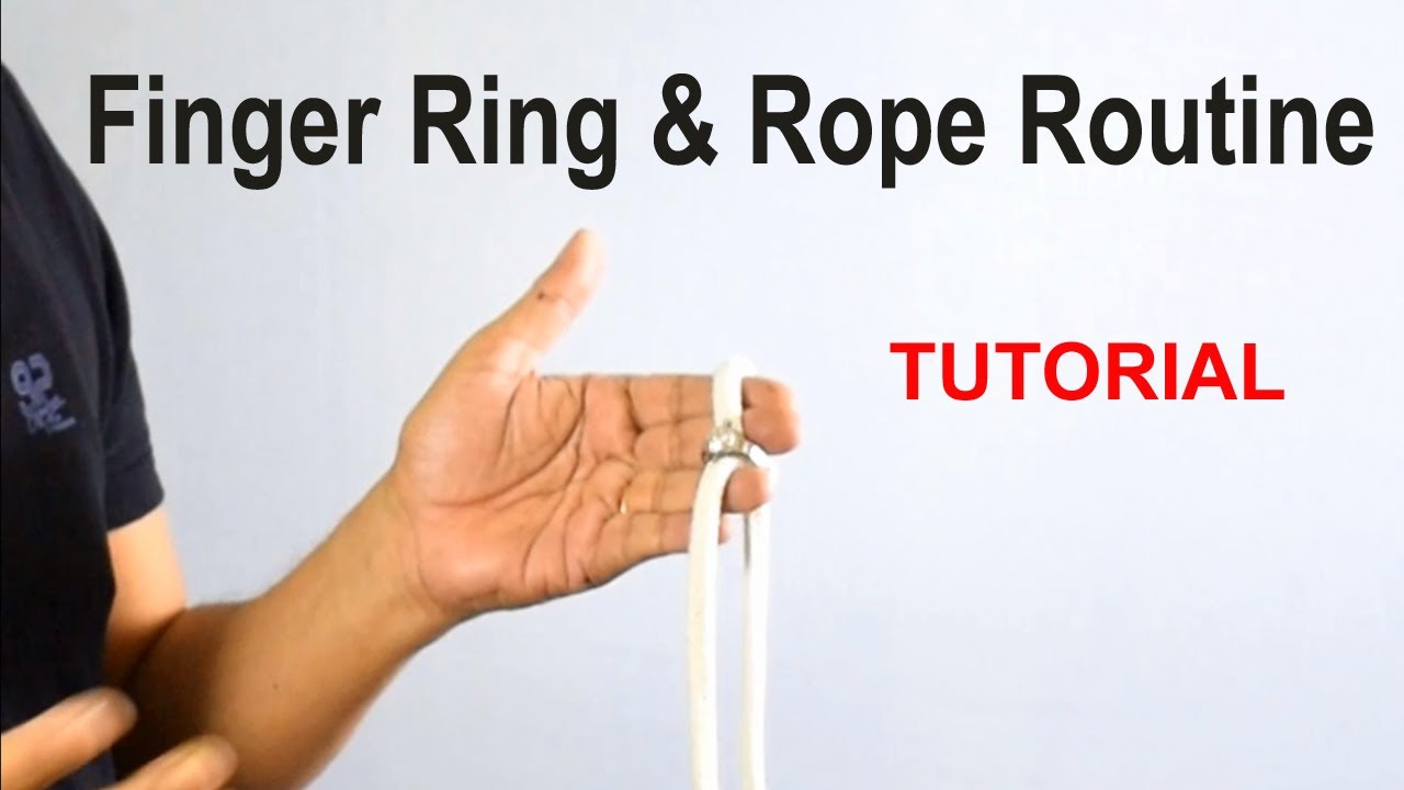 Best Magic With A Finger Ring & Rope