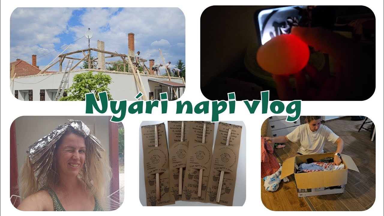 A MINDENNAPOK ÖRÖMEI / NYÁRI NAPI VLOG
