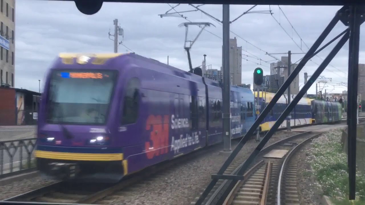 Twin Cities Light Rail and a METRO Blue Line Cabride!