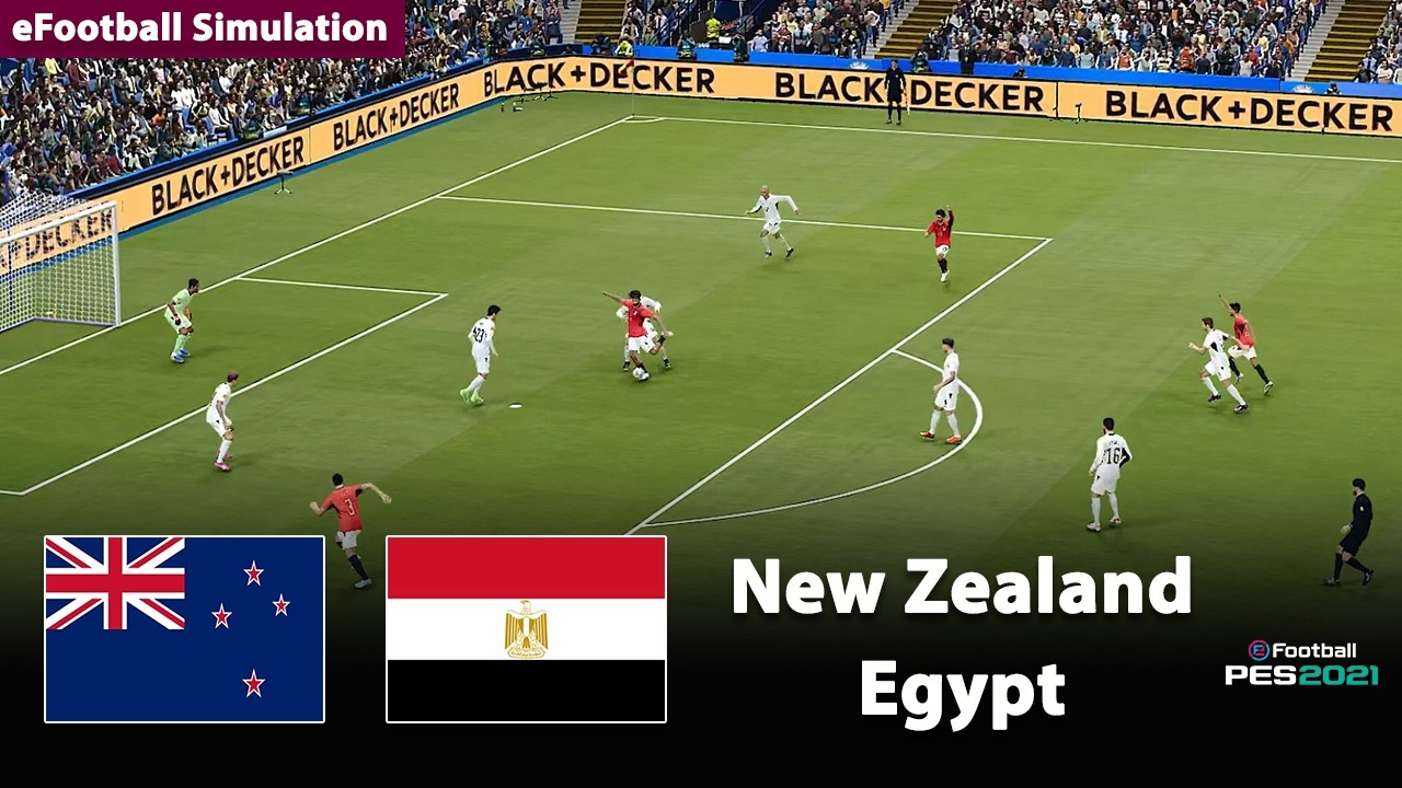 🔴Live- New Zealand vs Egypt | World Cup 2026 | eFootball PES21 Simulation