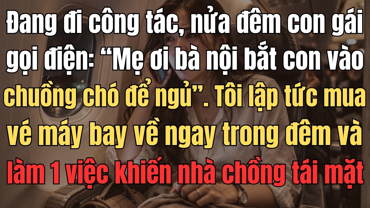 Đang Đi Công Tác, Nửa Đêm Con Gái Gọi Điện: “Mẹ Ơi Bà Nội Bắt Con Vào Chuồng Chó Để Ngủ”. Tôi Lập...