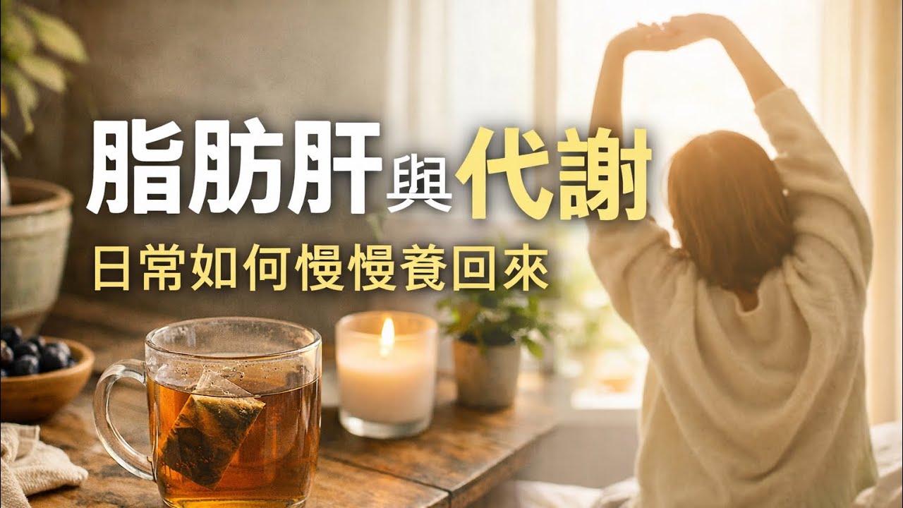 脂肪肝其實是代謝在求救？用溫和方式慢慢養回來｜慢養生活