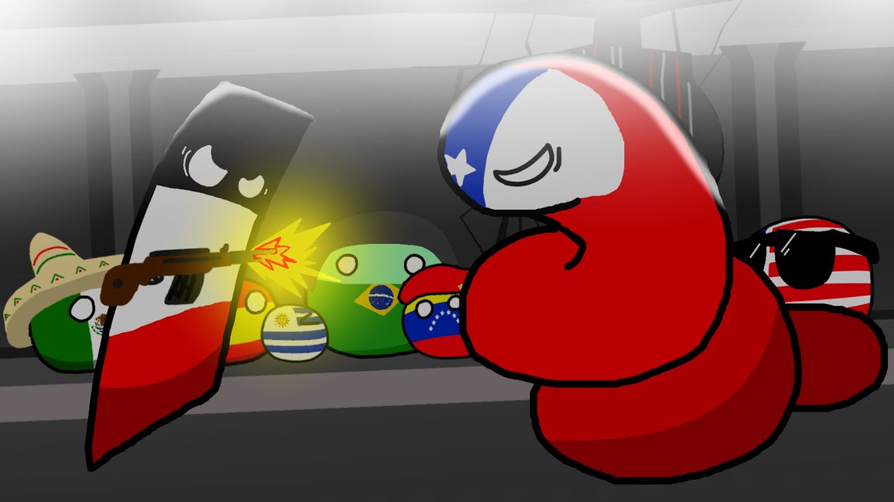 Рихтангл против Чили Ларго - Countryballs