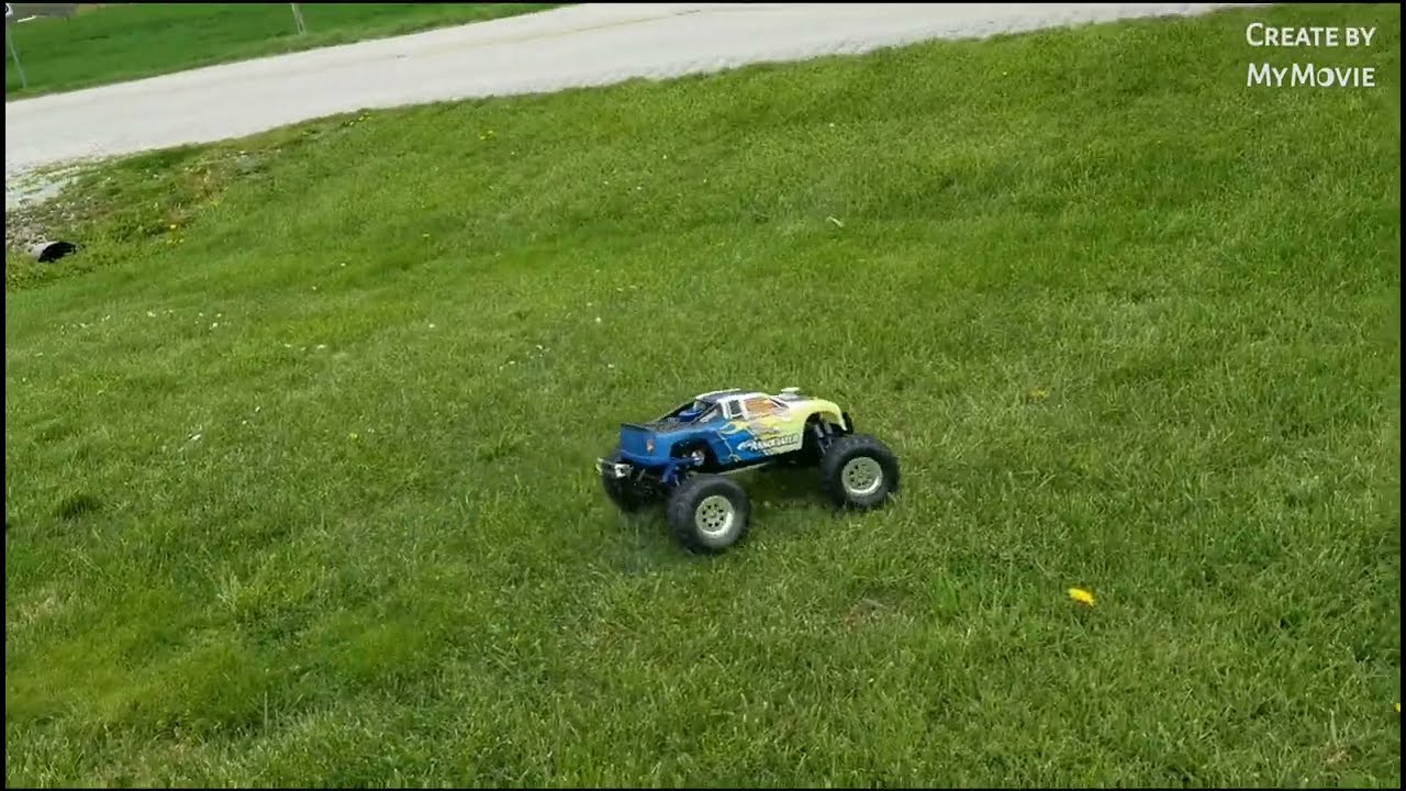 TEAM ASSOCIATED MONSTER GT 8.0 NITRO BACKYARD BASH!!!