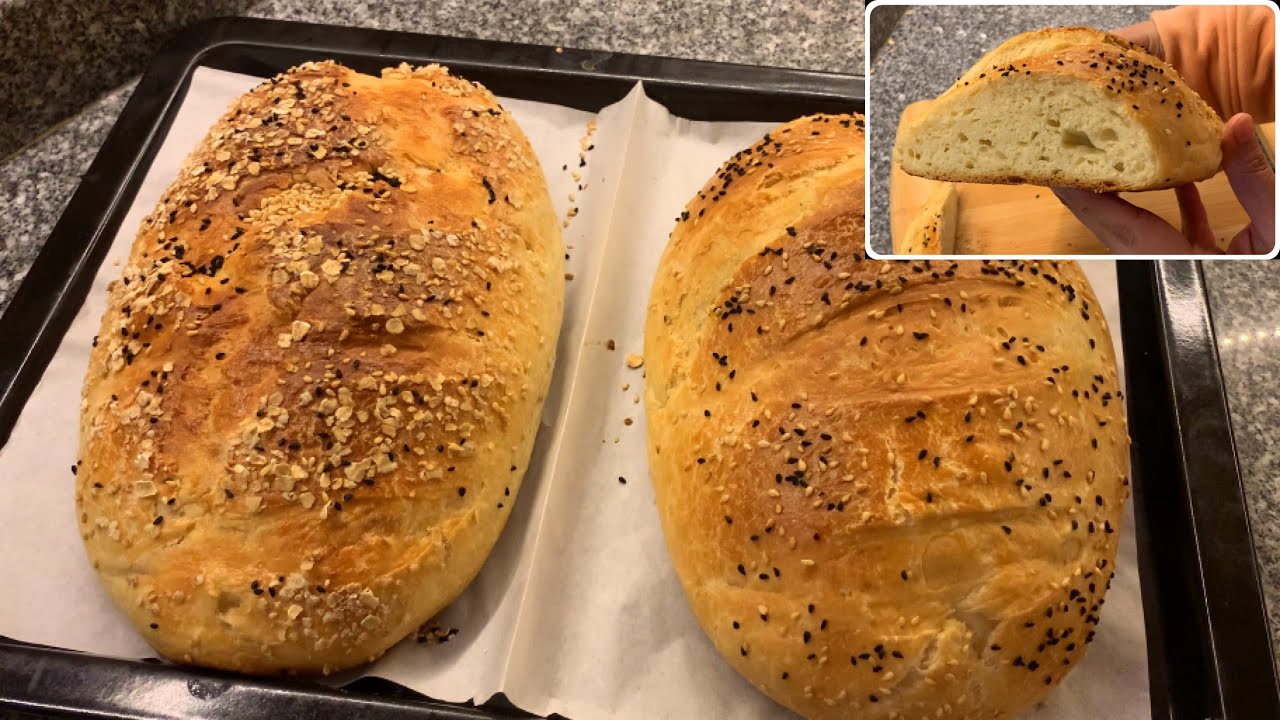 خبز / عيش بطريقة سهلة ومكونات متوفرة وطعم ولا أروع/ بريوش