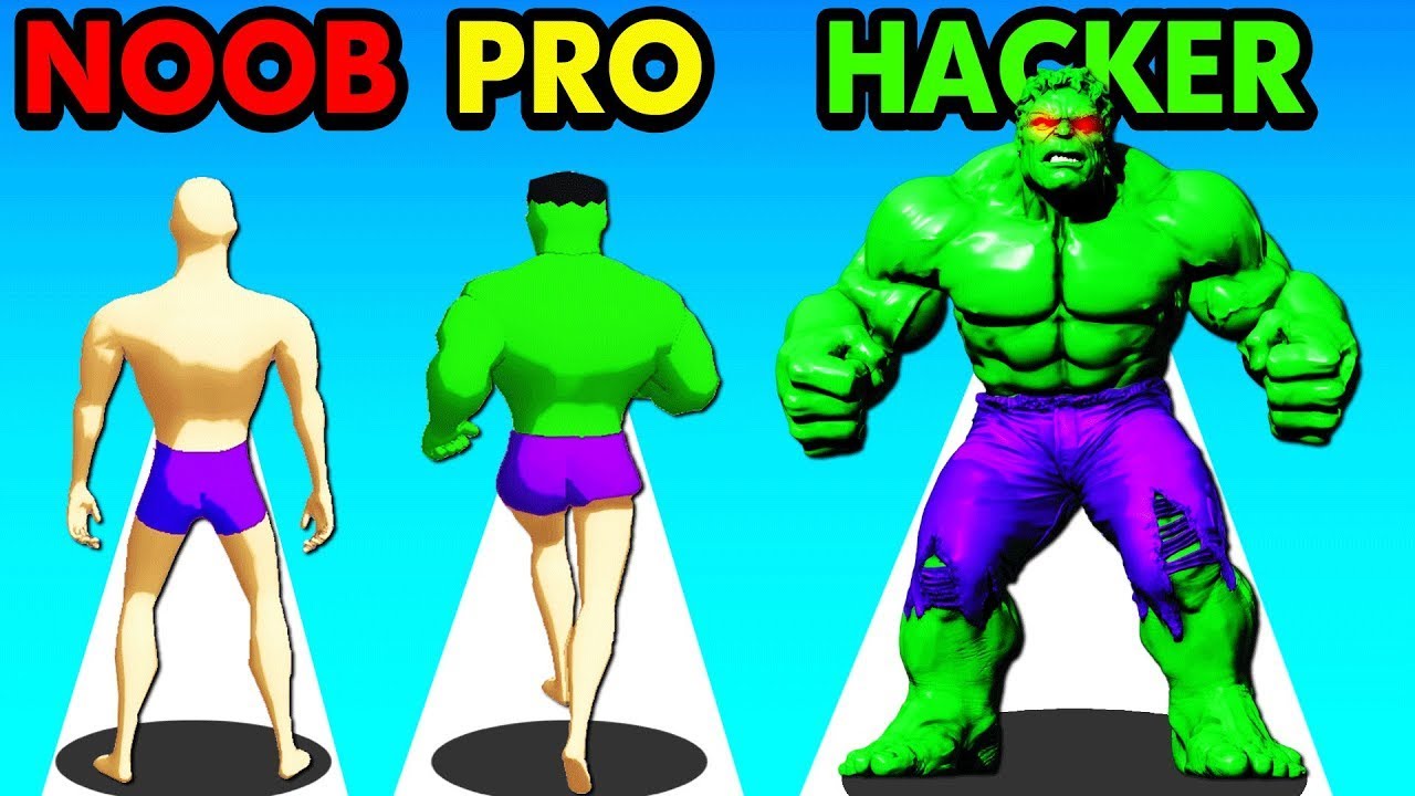 MASHUP HERO NOOB vs PRO