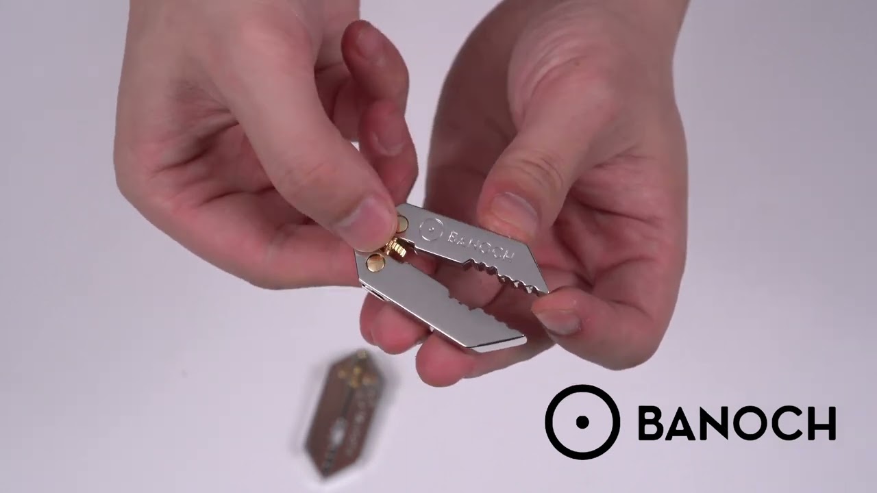 Banoch | Cayman - gold twist | tepelklemmen verstelbaar