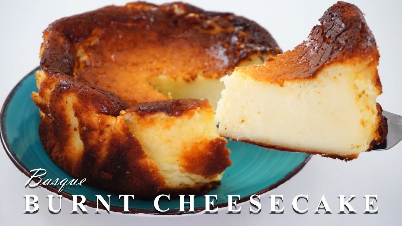 Basque Burnt Cheesecake Easy Recipe