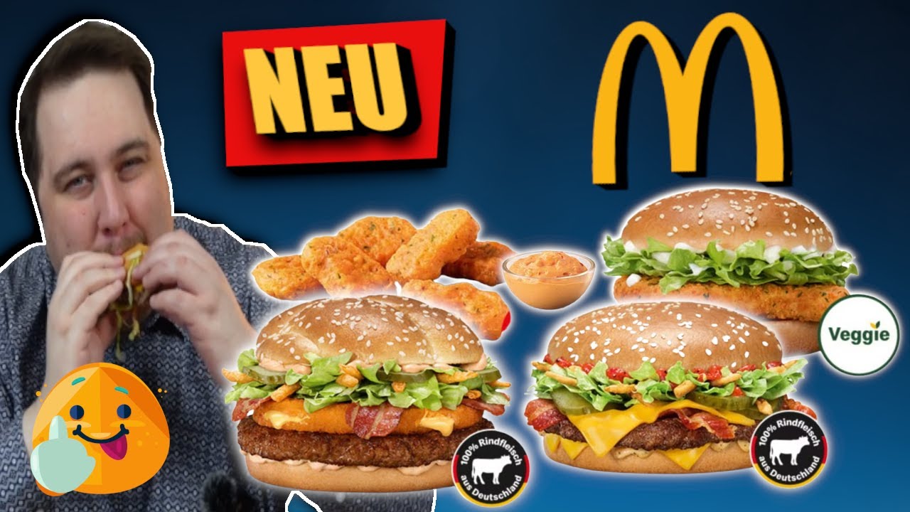 Big Tasty Red Steakhouse, Big Gouda, McVeggie + neue Soße! - McDonalds〽️