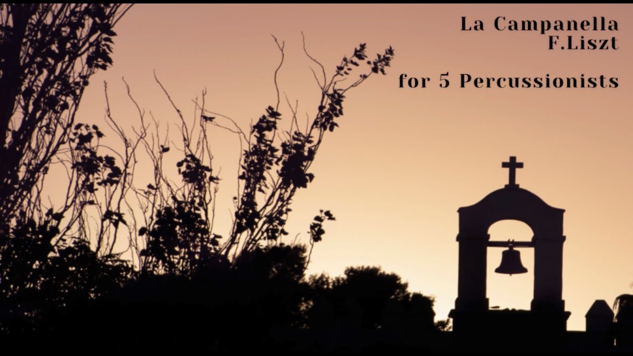 La Campanella for 5 Percussionists - F. Liszt【MuseScore 4】