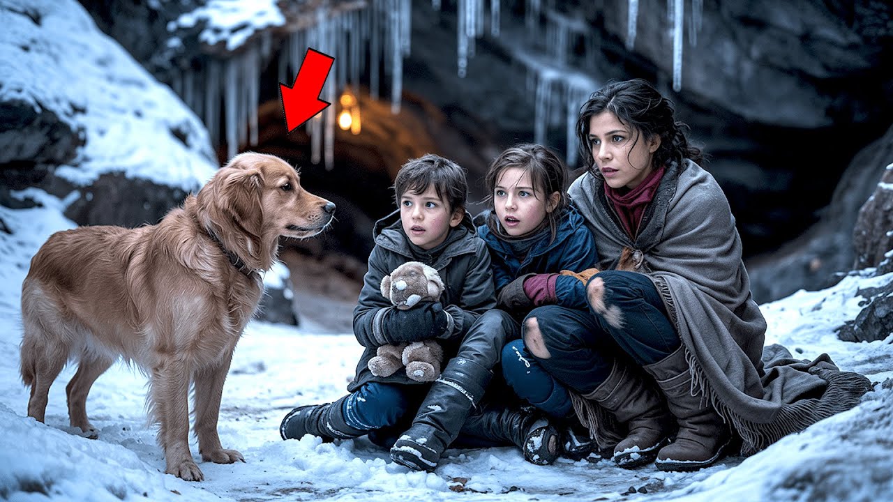 Divorced Mom & Kids Freezing in Cave Believe It's The End, Until a Lost Dog Leads Them to a Mansion!
