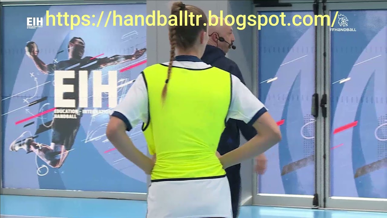 Handball training - Eric BARADAT - Extension of the game after the engagement part 1
