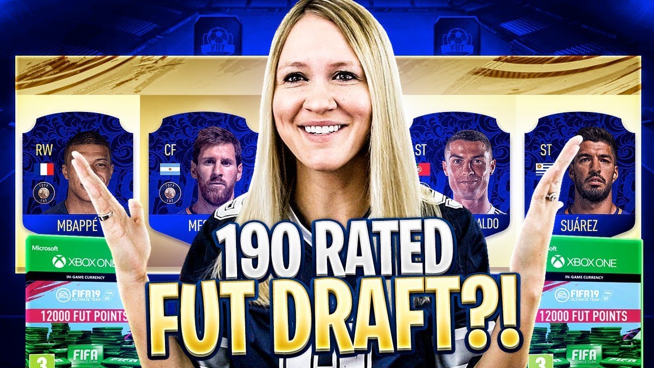 FIFA 19 190 RATED HIGHEST RATED FUT DRAFT CHALLENGE!!