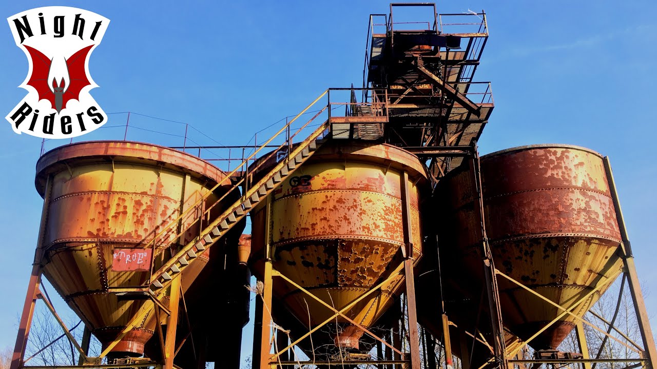 Lost Place: das alte Kieswerk bei Hannover - Night Riders Urbex