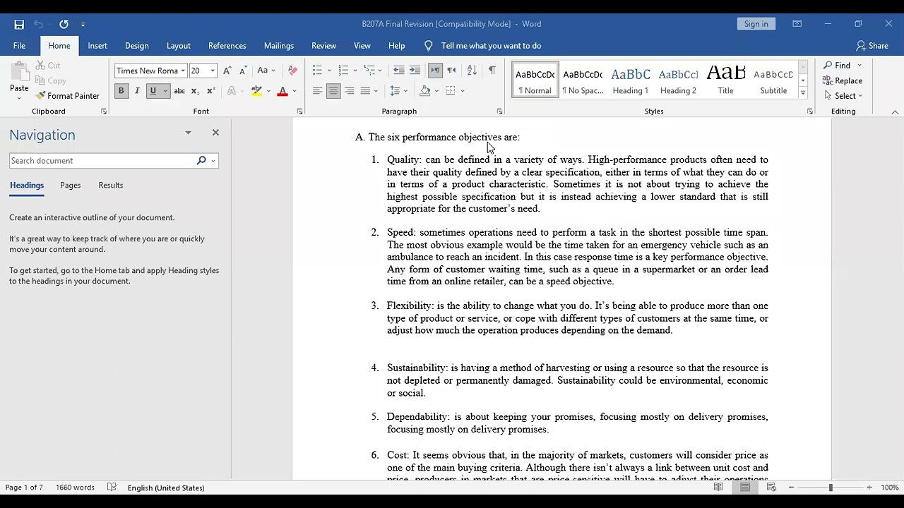 B207A FINAL REVISION