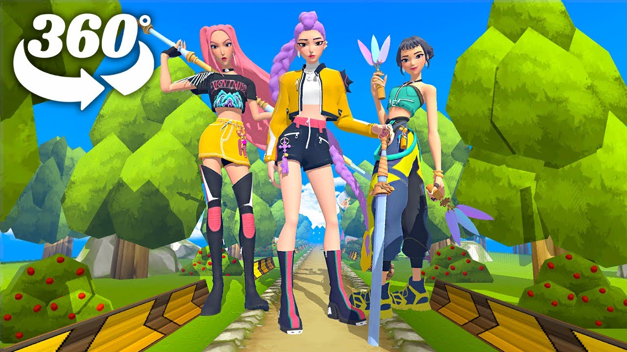 K-pop Demon Hunters - Huntrix chase you !  360&deg; VR