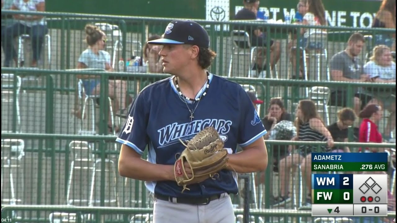 Joe Adametz throws 5 no-hit innings - 7/31/24 - West Michigan Whitecaps (High-A Tigers)