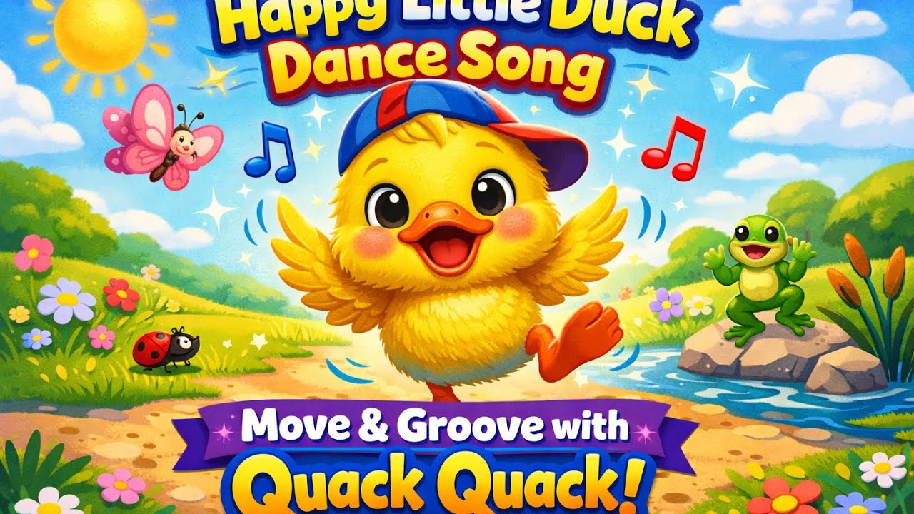 Happy Little Duck Dance Song | Move &Groove with Quack Quack