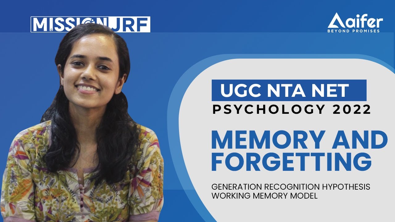 Memory and Forgetting | Complete Topic Discussion | UGC NTA NET Psychology 2022 | Malayalam
