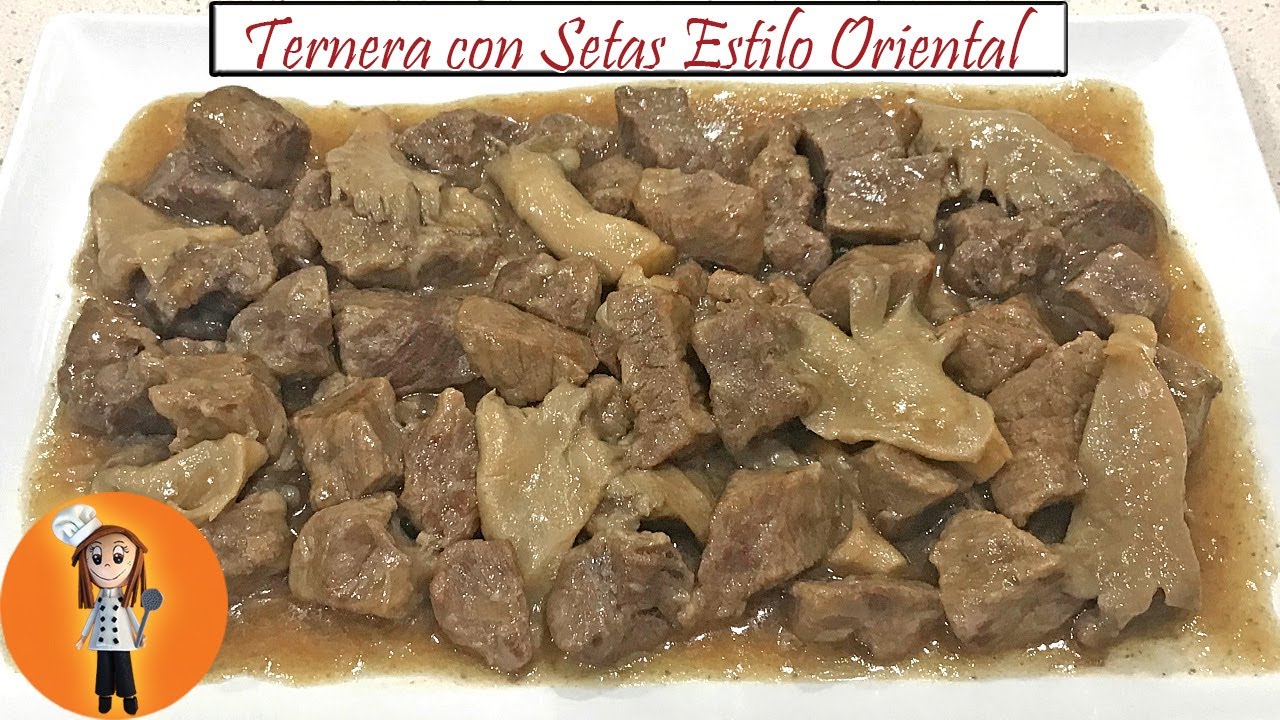 Ternera con Setas Estilo Oriental | Receta de Cocina en Familia