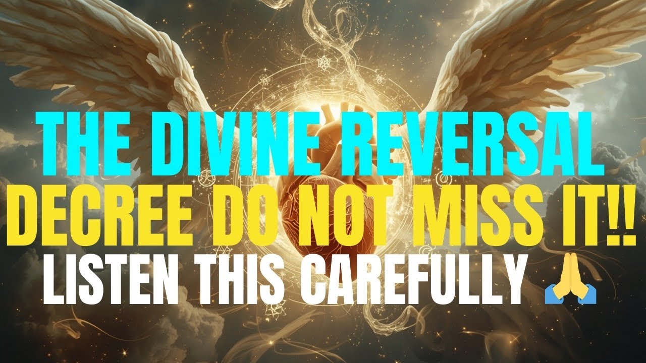 Chosen One, The Divine Reversal Decree Has Now Been Issued in Your Favor..🙏🕊️