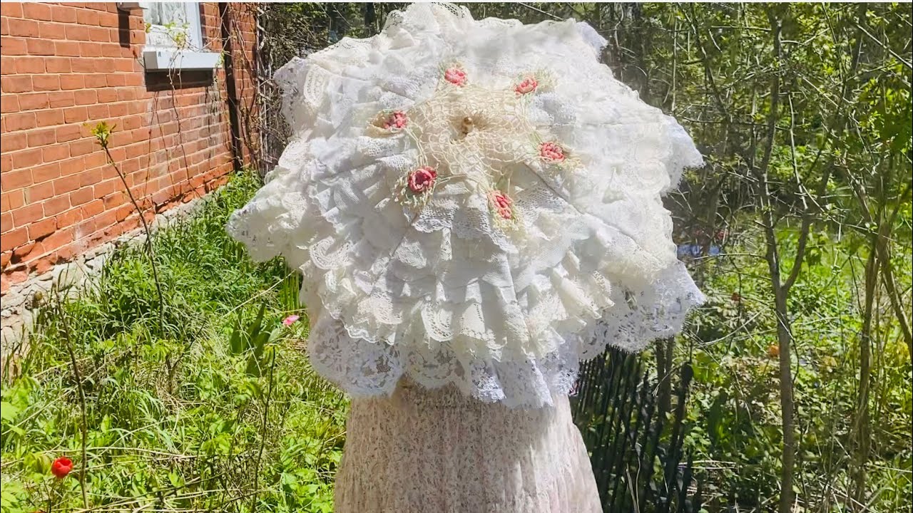 Let’s Turn A #Dollarama Umbrella Into A Beautiful Parasol