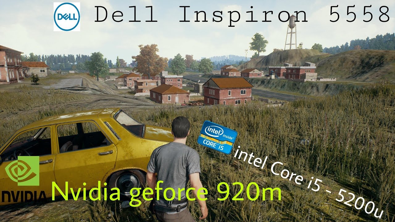 PlayerUnknown's Battlegrounds Nvidia geforce 920m Frame Rate Performance Test on Dell 5558