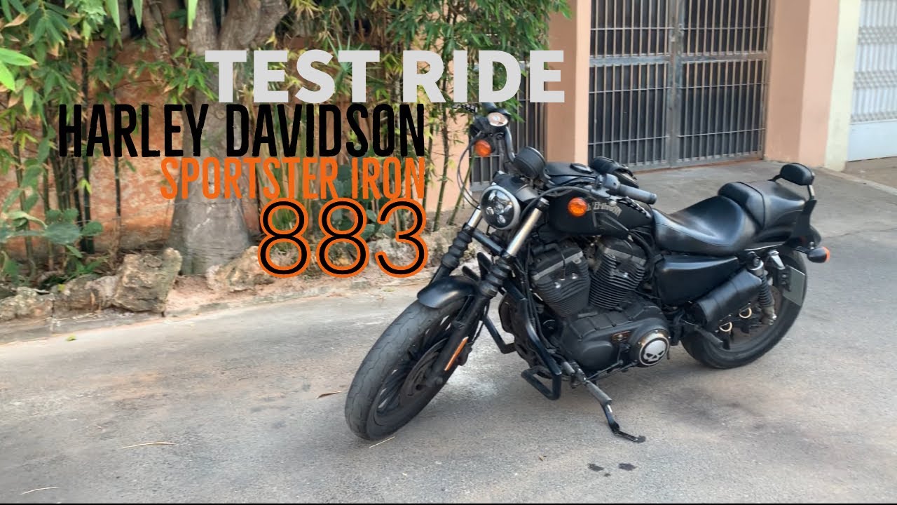 💥 TEST RIDE HARLEY DAVIDSON SPORTSTER IRON 883 💥