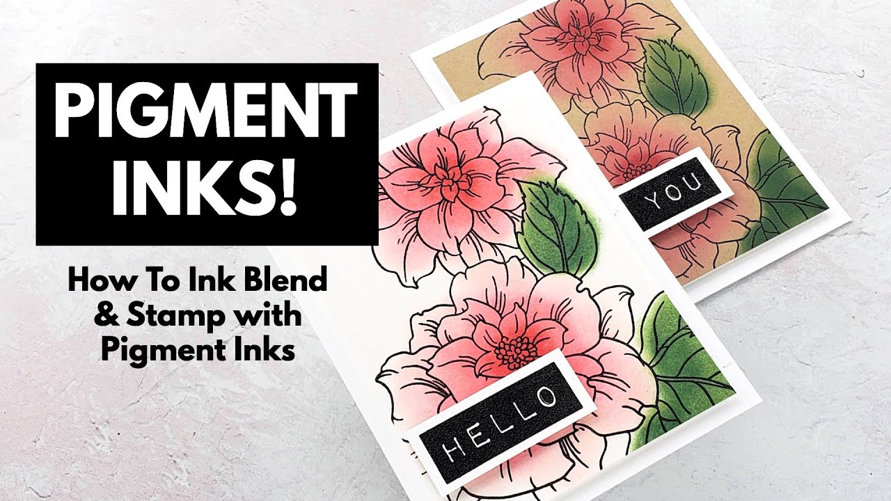 How To Ink Blend & Stamp with Pigment Inks | Altenew Video Hop & Giveaway