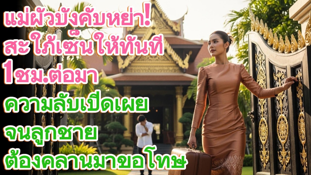 แม่ผัวบังคับหย่า! สะใภ้เซ็นให้ทันที 1 ชม.ต่อมาความลับเปิดเผย จนลูกชายต้องคลานมาขอโทษ