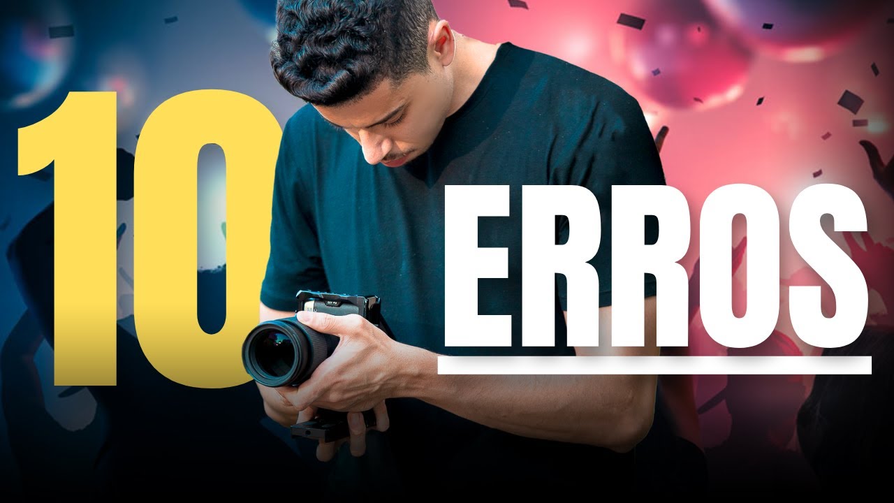 10 ERROS para você EVITAR ao FILMAR EVENTOS