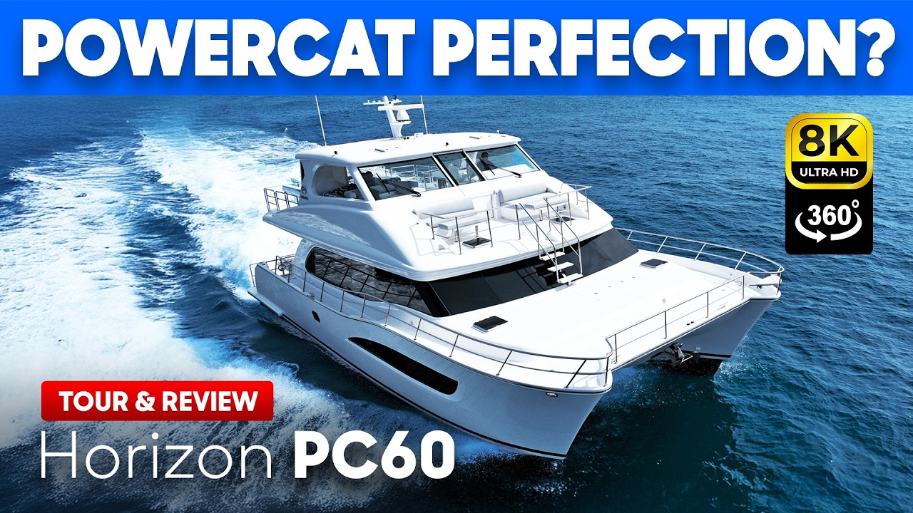 Horizon PC60 Full 360° Yacht Tour & Review