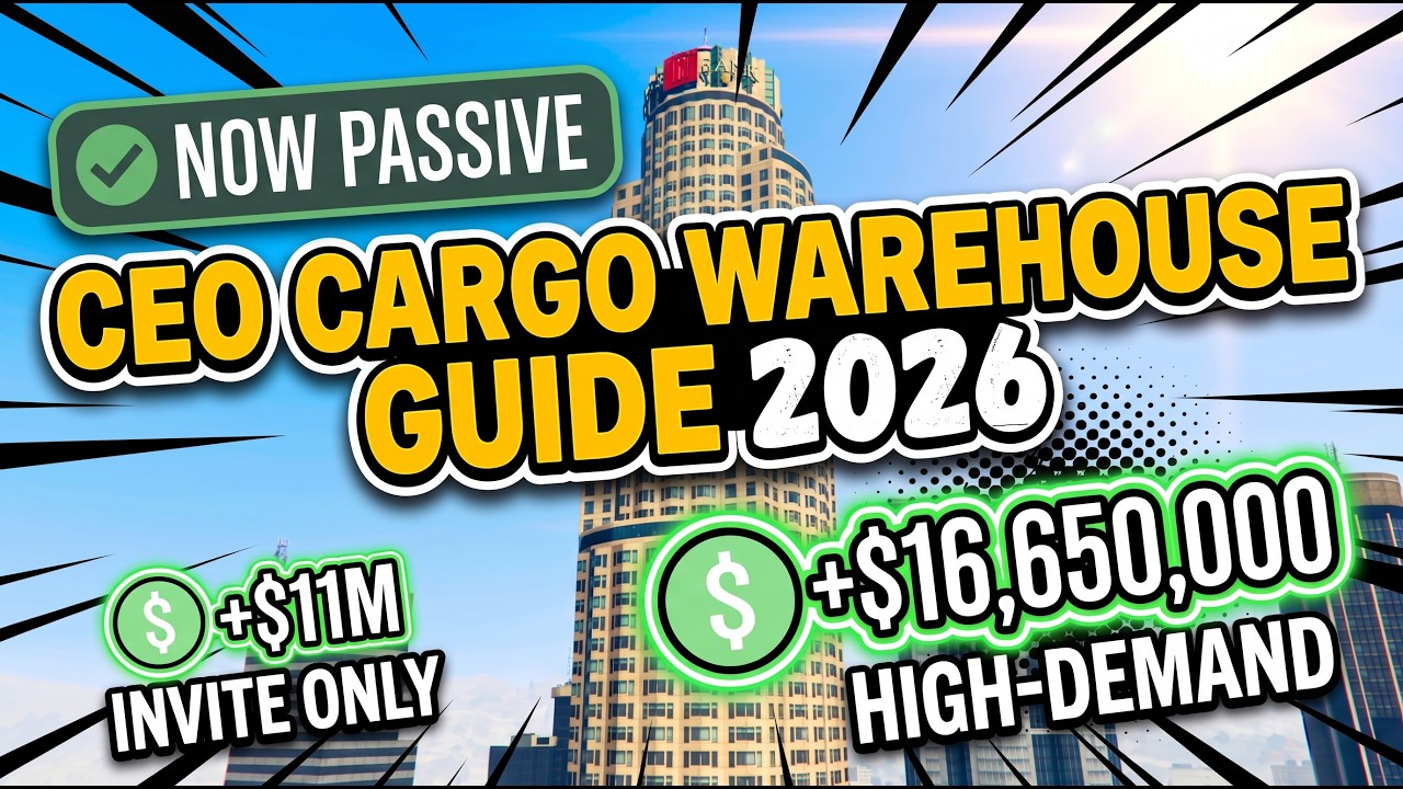 Гайд по грузовым складам CEO 2026: Новый пассивный метод в GTA Online GTA 5 GTA 6