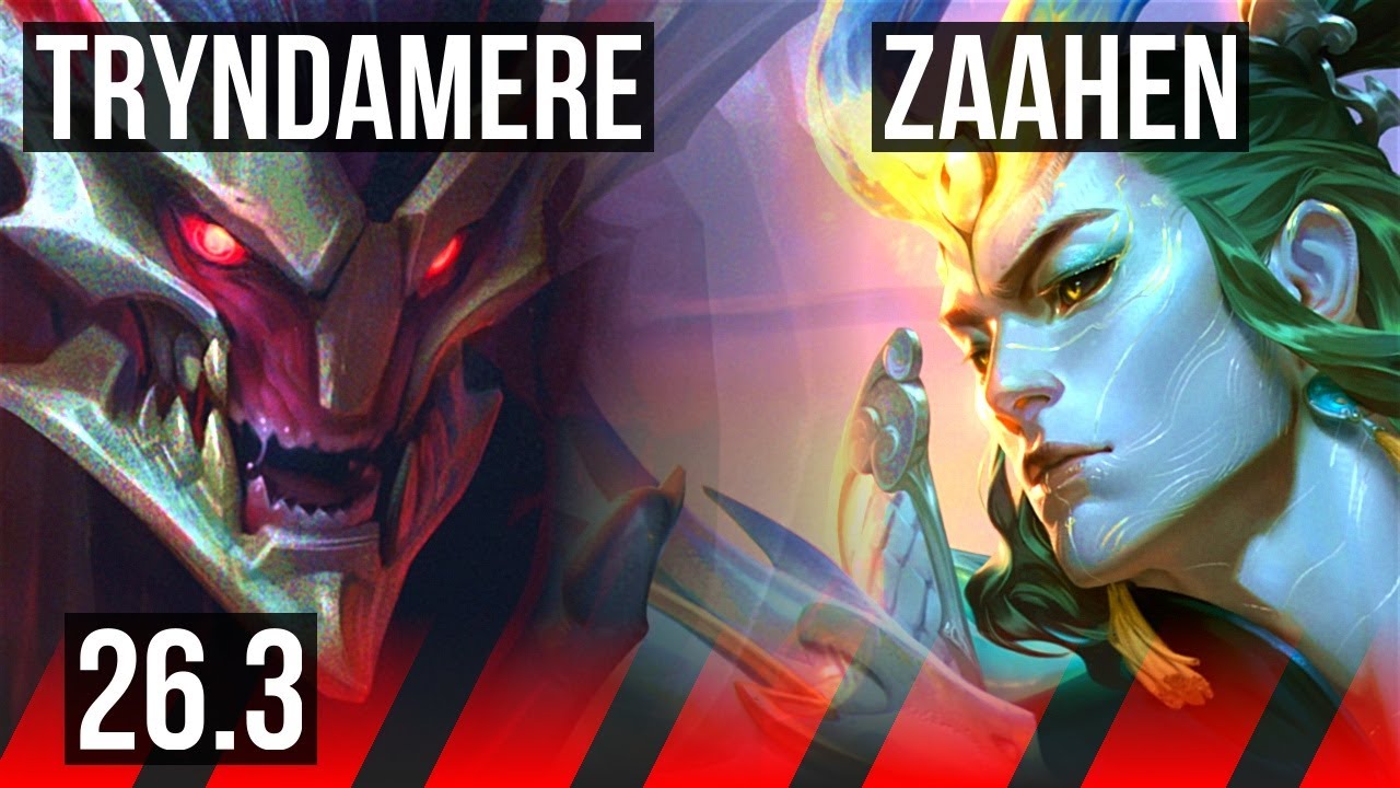 TRYNDAMERE vs ZAAHEN (TOP) | KR Master | 26.3