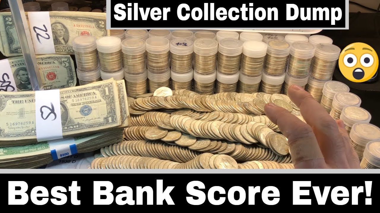 EPIC Silver Coins Found at Bank - Silver Coin Collection Dump for Face Value!