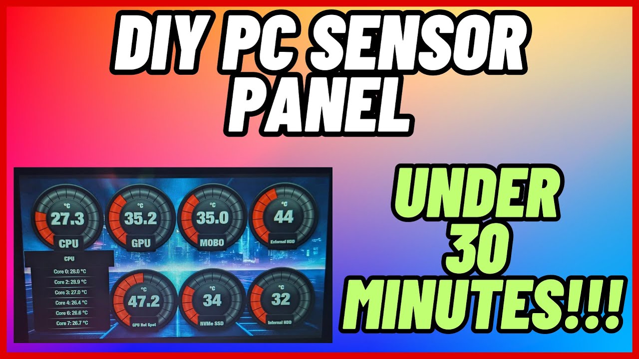 How To INSTALL A SENSOR PANEL On Your PC? | Less Than 30 Minutes!