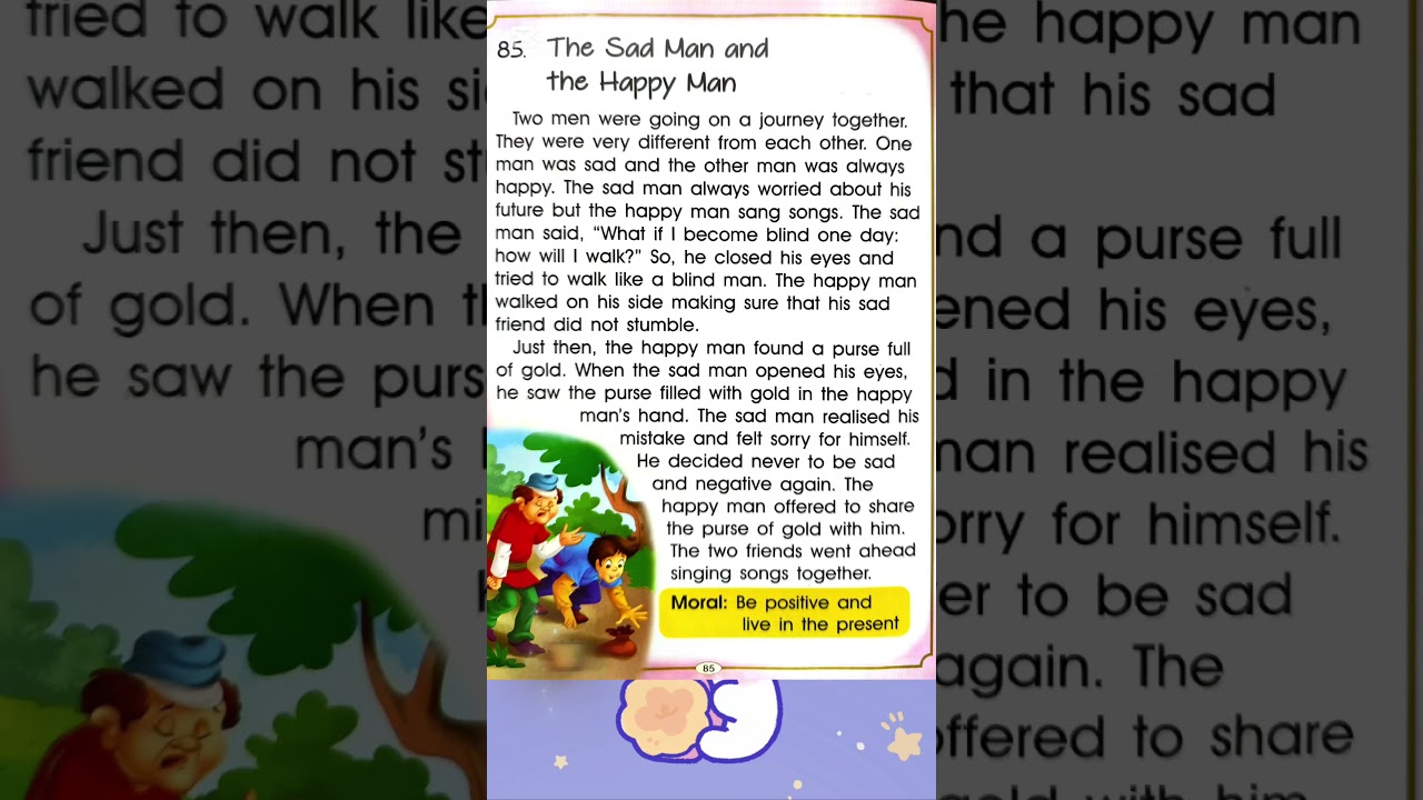 The Sad Man and The Happy Man | Short Story in English | Read Aloud Bedtime Stories | Reading Club