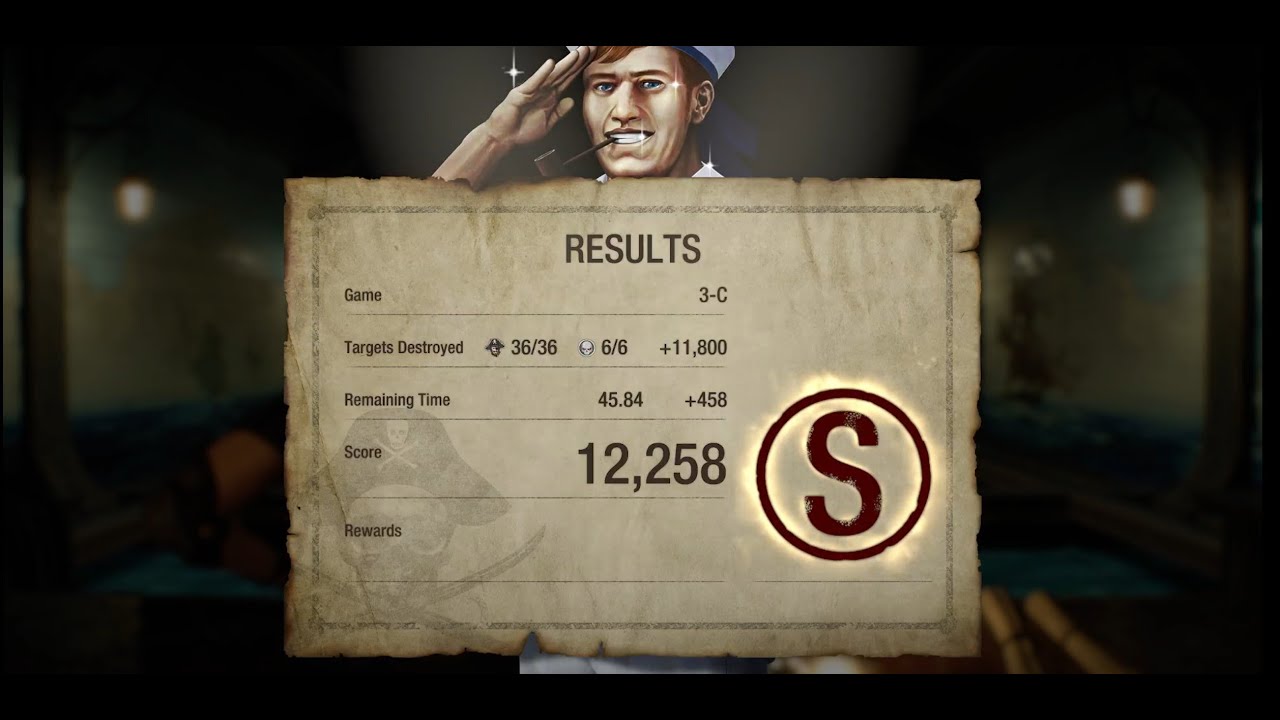 Residents Evil 4 Remake (Shooting Range 3-C S Rank with 12,000 + Score)